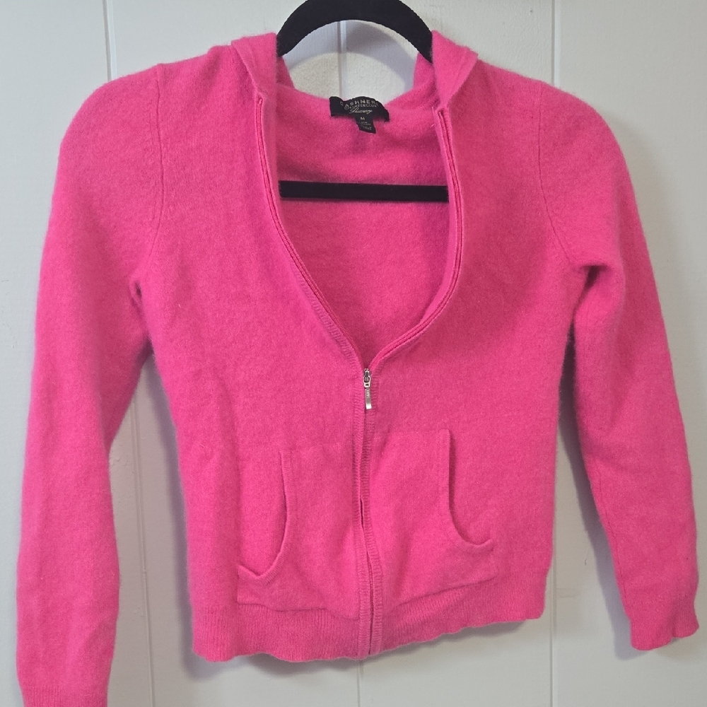 Charter Club Pink Zip-Up Jacket